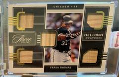 Frank Thomas [Gold] Baseball Cards 2022 Panini Three and Two Full Count Swatches Prices