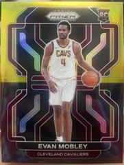 Evan Mobley [Black Gold Prizm] #325 Basketball Cards 2021 Panini Prizm Prices