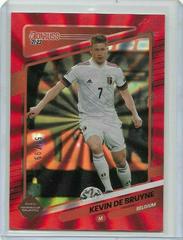 Kevin De Bruyne [Red Laser] #11 Soccer Cards 2021 Panini Donruss Road to Qatar Prices