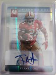 Frank Gore [Aspirations Autograph] #87 Football Cards 2012 Panini Elite Prices