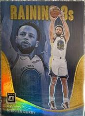 Stephen Curry [Gold] Basketball Cards 2022 Panini Donruss Optic Raining 3s Prices