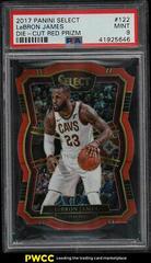 LeBron James [Die Cut Red Prizm] #122 Basketball Cards 2017 Panini Select Prices