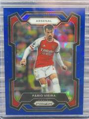 Fabio Vieira [Blue Ice] #34 Soccer Cards 2023 Panini Prizm Premier League Prices