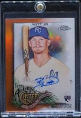 Bobby Witt Jr. [Orange] Baseball Cards 2022 Topps Allen & Ginter Chrome Autographs Prices