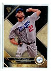 Clayton Kershaw [Onyx] #16 Baseball Cards 2017 Topps Triple Threads Prices