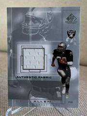 Marcus Allen Football Cards 2001 SP Game Used Authentic Fabric Prices