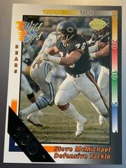 Steve McMichael [100 Stripe] Football Cards 1992 Wild Card Prices