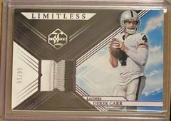 Derek Carr [Amethyst] #LM-DCA Football Cards 2022 Panini Limited Materials Prices