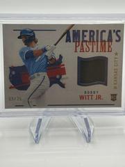 Bobby Witt Jr. [Gold] #26 Baseball Cards 2022 Panini Chronicles Prices