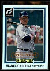 Miguel Cabrera #197 Baseball Cards 2015 Donruss Prices