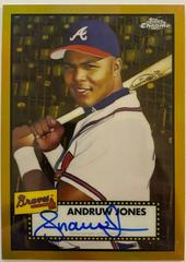 Andruw Jones [Gold] Baseball Cards 2021 Topps Chrome Platinum Anniversary Autographs Prices