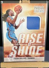 Cason Wallace #RS-CAS Basketball Cards 2023 Panini Hoops Rise N Shine Memorabilia Prices