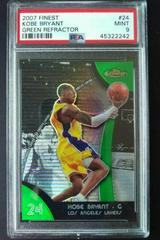 Kobe Bryant [Green Refractor] Basketball Cards 2007 Finest Prices