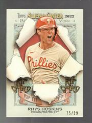 Rhys Hoskins Baseball Cards 2022 Topps Allen & Ginter Rip Cards Prices
