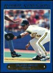 Orlando Merced Baseball Cards 1992 Fleer Rookie Sensations Prices