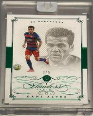 Dani Alves [Emerald] Soccer Cards 2016 Panini Flawless Prices