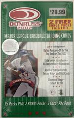 Blaster Box Baseball Cards 2002 Donruss Prices