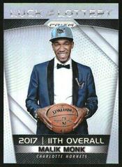 Malik Monk [Silver Prizm] #MMO Basketball Cards 2017 Panini Prizm Luck of the Lottery Prices