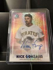 Nick Gonzales #DGA-NG Baseball Cards 2021 Bowman Chrome Mega Box Mojo Dawn of Glory Autographs Prices