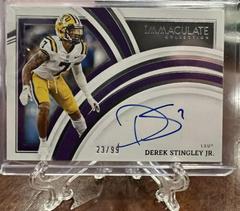 Derek Stingley Jr. #RA-DST Football Cards 2022 Panini Immaculate Collegiate Rookie Autographs Prices