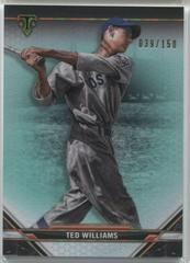 Ted Williams [Aquamarine] Baseball Cards 2021 Topps Triple Threads Prices