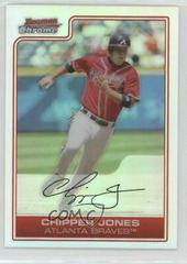 Chipper Jones [Refractor] #185 Baseball Cards 2006 Bowman Chrome Prices