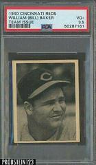 William Bill Baker Baseball Cards 1940 Cincinnati Reds Team Issue Prices