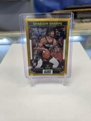 Shaedon Sharpe [Gold] #544 Basketball Cards 2022 Panini Chronicles Prices