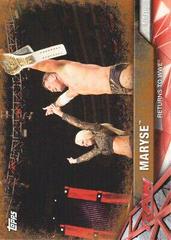 Maryse [Bronze] Wrestling Cards 2017 Topps WWE Road To Wrestlemania Prices