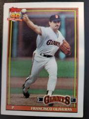 Francisco Oliveras Baseball Cards 1991 Topps Prices