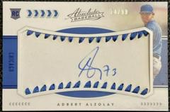 Adbert Alzolay [Material Signature Blue] #157 Baseball Cards 2020 Panini Absolute Prices