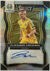 Oleksandr Zinchenko Soccer Cards 2020 Panini Select UEFA Euro Signatures Prices