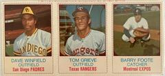 Foote, Grieve, Winfield [Hand Cut Panel] Baseball Cards 1975 Hostess Prices