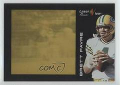 Brett Favre [Gold] #7 Football Cards 1996 Pinnacle Laser View Prices