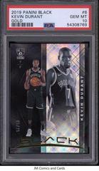 Kevin Durant [Gold] #6 Basketball Cards 2019 Panini Black Prices