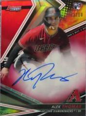 Alek Thomas [Red] #B22-AT Baseball Cards 2022 Bowman's Best of Autographs Prices
