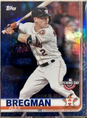 Alex Bregman [Batting Blue Foil] #69 Baseball Cards 2019 Topps Opening Day Prices