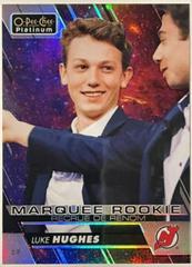 Luke Hughes [Cosmic] #P-LH Hockey Cards 2023 O-Pee-Chee Platinum Preview Prices