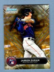 Jarren Duran [Gold] #BSR-6 Baseball Cards 2022 Bowman Sterling Prices