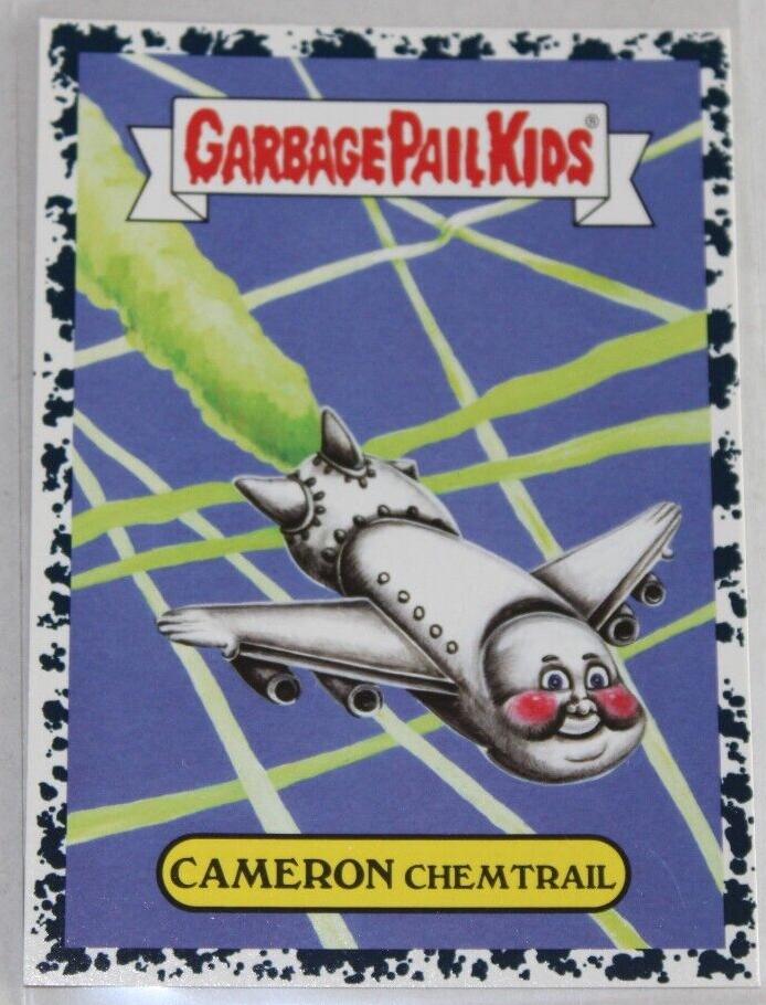 CAMERON Chemtrail [Black] #1a Garbage Pail Kids Adam-Geddon