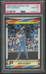 Mike Schmidt Baseball Cards 1988 Fleer Superstars Prices