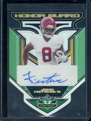 John Metchie III [Green] Football Cards 2022 Leaf Valiant Autographs Honor Guard Prices