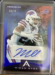 Micah Hyde [Blue] #ASC-MHY Football Cards 2021 Panini Chronicles Ascension Autographs Prices