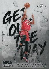 DeMar DeRozan #14 Basketball Cards 2018 Panini Hoops Get Out the Way Prices