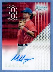 Marcelo Mayer [Red] Baseball Cards 2022 Bowman Sterling Tek Autographs Prices