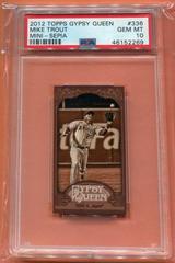 Mike Trout [Mini Sepia] #336 Baseball Cards 2012 Topps Gypsy Queen Prices