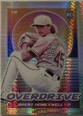 Brent Honeywell [Hyper] #25 Baseball Cards 2021 Panini Chronicles Overdrive Prices