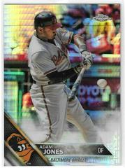 Adam Jones [Prism Refractor] #12 Baseball Cards 2016 Topps Chrome Prices