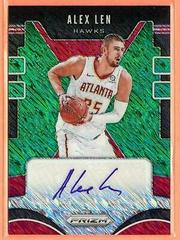 Alex Len [Green Shimmer] #ALN Basketball Cards 2019 Panini Prizm Signatures Prices