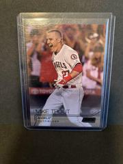 Mike Trout [Black Foil] Baseball Cards 2015 Stadium Club Prices